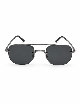 Brooks Cbs2079 Güneş Gözlüğü Gri Metal Çerçeve Füme Cam 53 mm