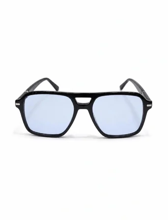Brooks CBS2080 C4 Güneş Gözlüğü Siyah Kemik Çerçeve Mavi Cam 54 mm