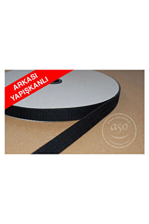 2 Cm 25 Metre Cırt Bant Şerit, Arkası Güçlü Yapışkanlı (SİYAH)