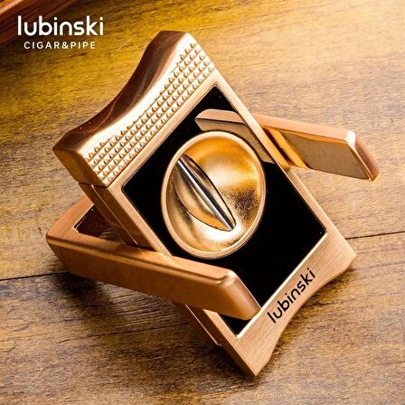 Lubinski V-Cut 60 ring Çelik Puro Makası (9508AT)