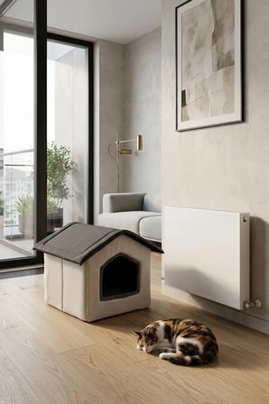 ComfyCloud Keten Kedi ve Köpek Yatağı