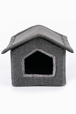ComfyCloud Keten Kedi ve Köpek Yatağı