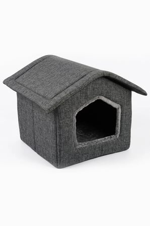 ComfyCloud Keten Kedi ve Köpek Yatağı