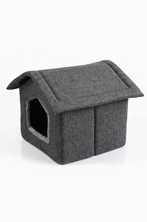 ComfyCloud Keten Kedi ve Köpek Yatağı
