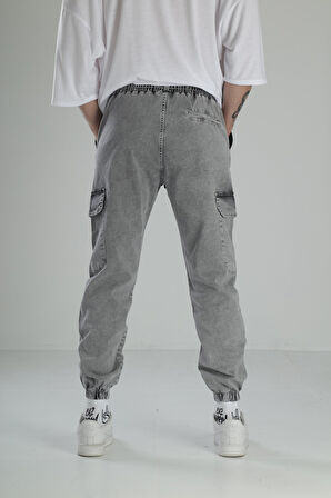 Premium Kalite Gri Jogger Pantolon