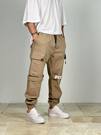 Premium Kalite Gabardin Kumaş Power Jogger Pantolon