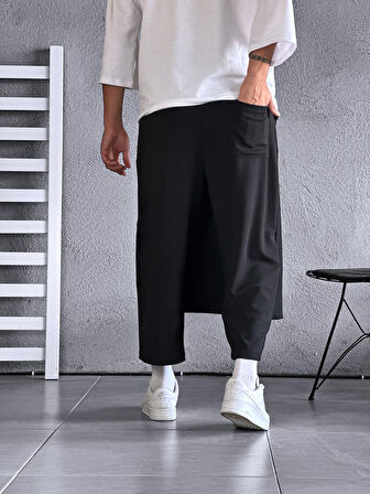 Boyfriend Siyah Samurai Pantolon