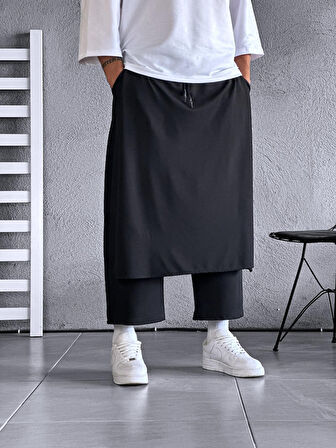 Boyfriend Siyah Samurai Pantolon
