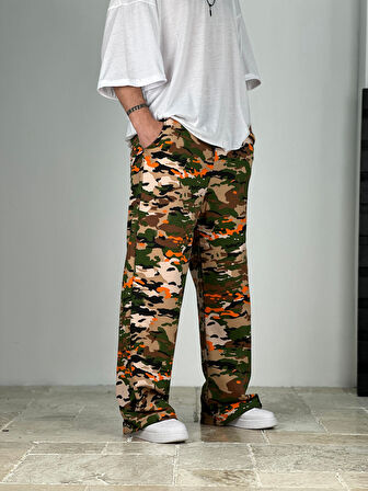 Yazlık Kamuflaj Baggy Pantolon - Jogger