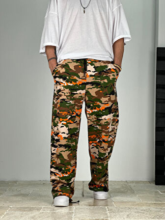 Yazlık Kamuflaj Baggy Pantolon - Jogger