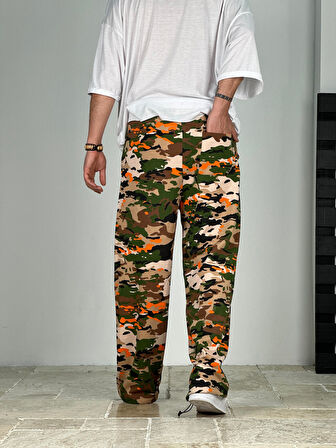Yazlık Kamuflaj Baggy Pantolon - Jogger