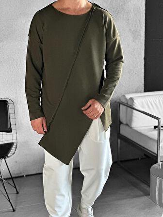Asimetrik Haki Sweat