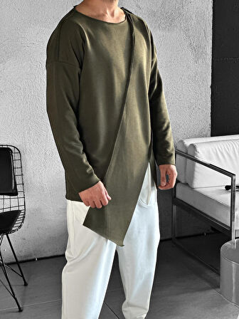 Asimetrik Haki Sweat