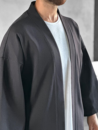 Fakir Kol Siyah Kimono