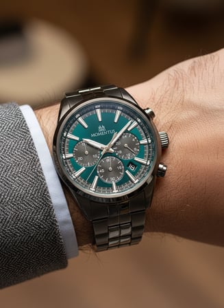 Momentus Gri Çelik Kordon Erkek Kol Saati CC306N-15SS