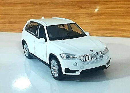 Oyuncak Metal Model Araba 1/36 Çek Bırak Beyaz Bmw X5