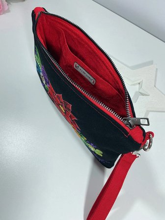 Midnight Blooms Clutch