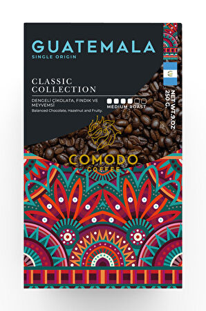 Comodo Coffee Guatemala Classic Selection Filtre-Çekirdek Kahve 250 gr