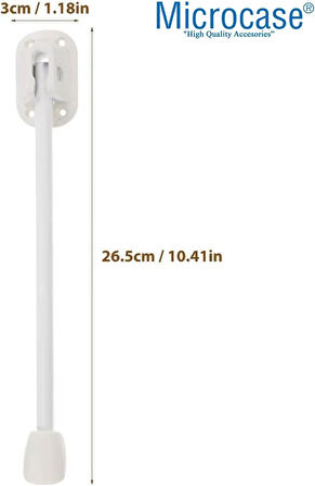 Microcase 25 cm Metal Katlanabilir Masa ve Sehpa Ayak Takımı 4 Adet - SİYAH AL5058