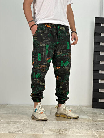 Erkek Mailbox Desenli Jogger
