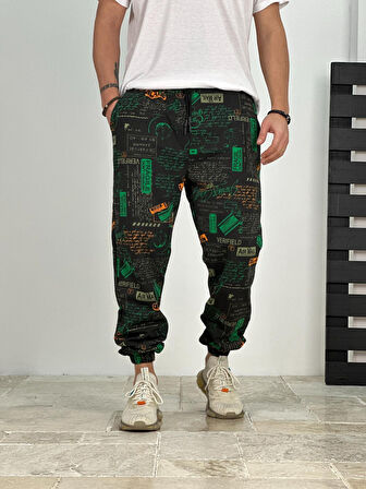 Erkek Mailbox Desenli Jogger