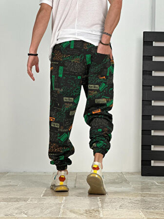 Erkek Mailbox Desenli Jogger