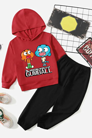 Kıds Çocuk Gumball Eşofman Takımı