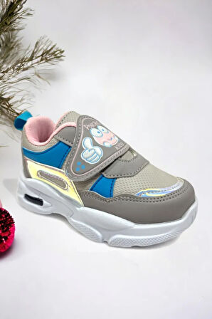 Memory Foam Tabanlı Işıklı Kız Çocuk Bebek Spor Sneakers
