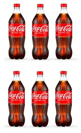 Coca Cola Kola Orijinal Tat 1 Lt X 6 Adet