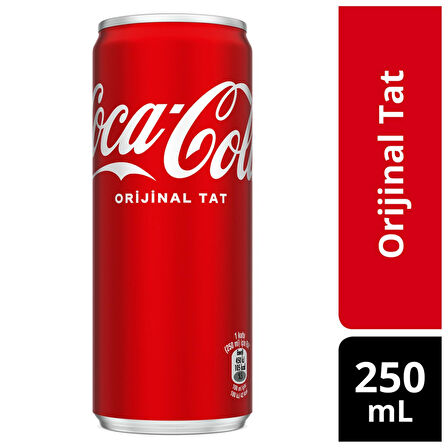 Coca Cola Kola Orijinal Tat 250 Ml