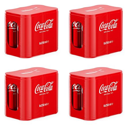 Coca Cola Kola Orijinal Tat 250 Ml X 24 Adet