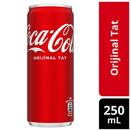 Coca Cola Kola Orijinal Tat 250 Ml X 24 Adet