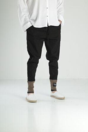 Gabardin Paça Detaylı Pantolon