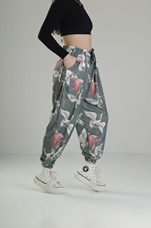 Chinese Desenli Pileli Jogger