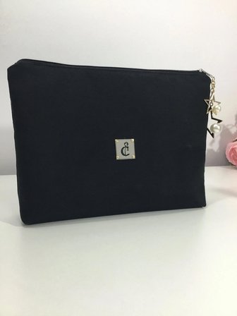 SuperStar Yıldızlı Monogram Harfli Potföy Çanta