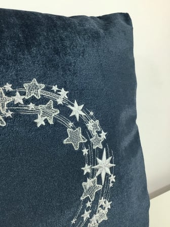 Galaxy Silver Kırlent Kılıfı