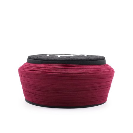 Çocuk Cami Sarığı - Bordo Kumaş - Siyah Takke - Düz Sarım - Cami Nakışlı - 5 metre