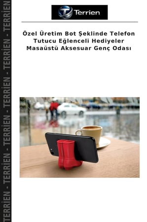 Özel Üretim Bot Şeklinde Telefon Tutucu Eğlenceli Hediyeler Masaüstü Aksesuar Genç Odası