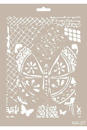 Ma07 Mix Media Stencil