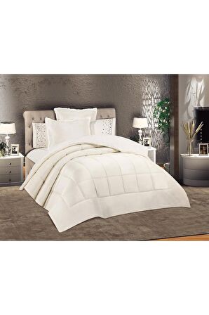 Yumi 6 Parça Comforter Çeyiz Seti Krem