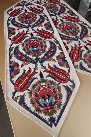 Çeyiz Diyarı Pınar 2li Lüks Runner 45x140 Cm
