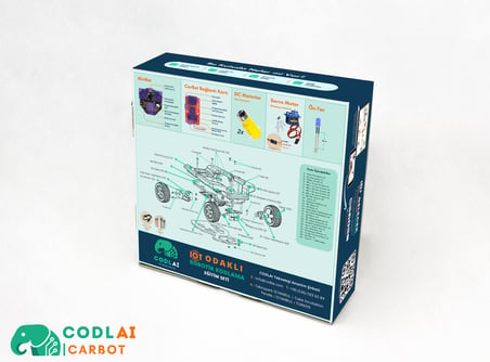 CODLAI - CarBot Lite  / Programlanabilir Robotik Araba  (Elektronik Set)