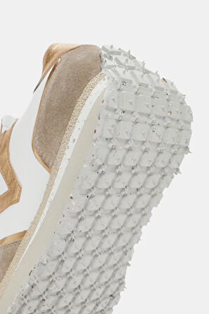 Lessa Kadın Beyaz Altın Gerçek Süet Deri Sneaker