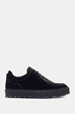 Paris Kadın Siyah Yılan Baskı Gerçek Deri Sneaker