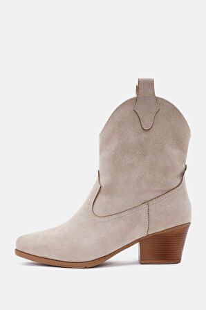 Tepic Kadın Bej Western Bot