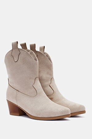 Tepic Kadın Bej Western Bot