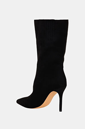 Katy Perry The Revıval Ornamet Kadın Siyah Topuklu Çizme