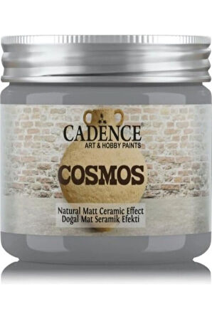 Cosmos Doğal Mat Seramik Efekti Cs11 Duman Gri 150ml Başkent Hobi