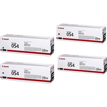 Canon CRG-054 Orjinal Toner 4'lü Set LBP-621CW Canon