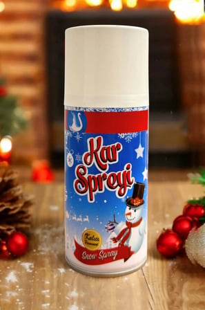 Yılbaşı Yapay Kalıcı Kar Spreyi Beyaz 150 ml 10 Adet